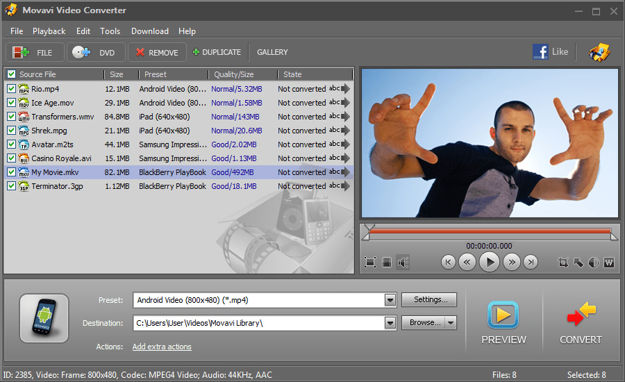 Объединить видео mp4 в один файл. Видеоконвертор программа. Программа для конвертации видео. Мовави аудио конвертер. Movavi видеоконвертор.